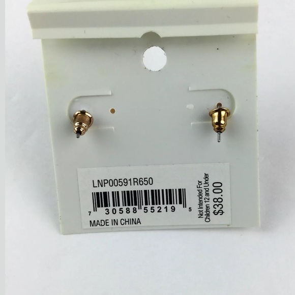 NEW LRL Rose Gold Tone Hoop Earrings MSRP $38 - Picture 5 of 6